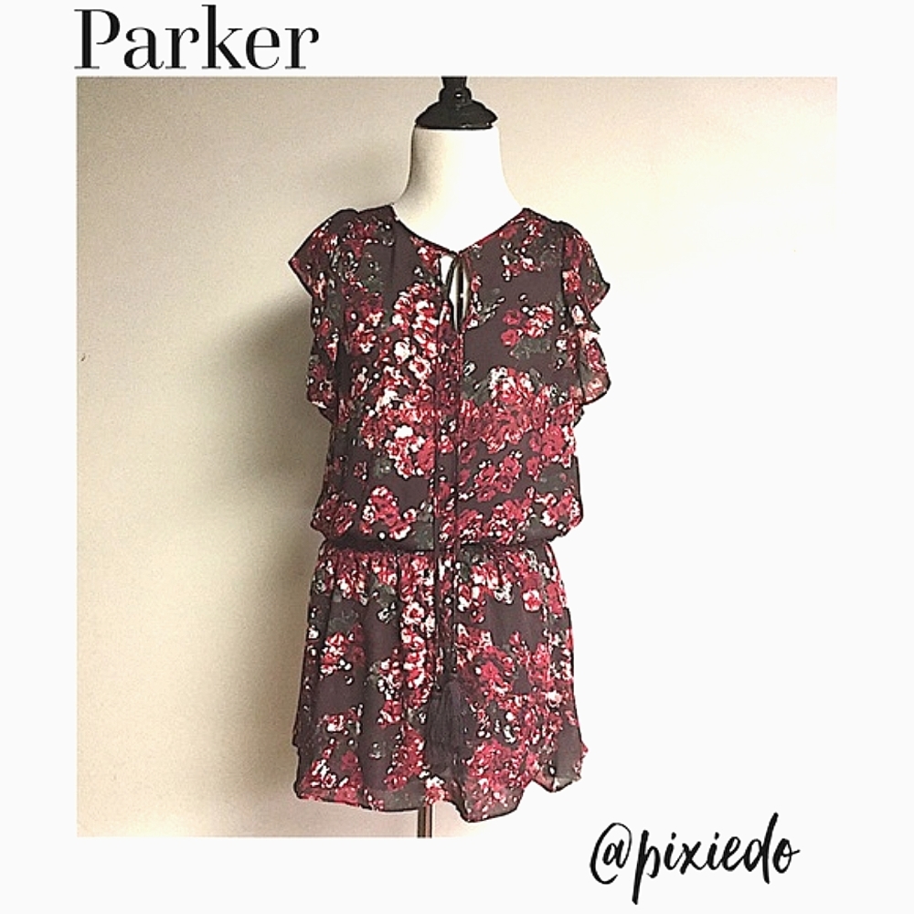 Parker Flutter Sleeve Mini Dress